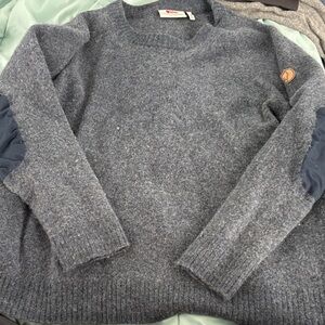 Fjallraven Men's Charcoal Crewneck Sweater